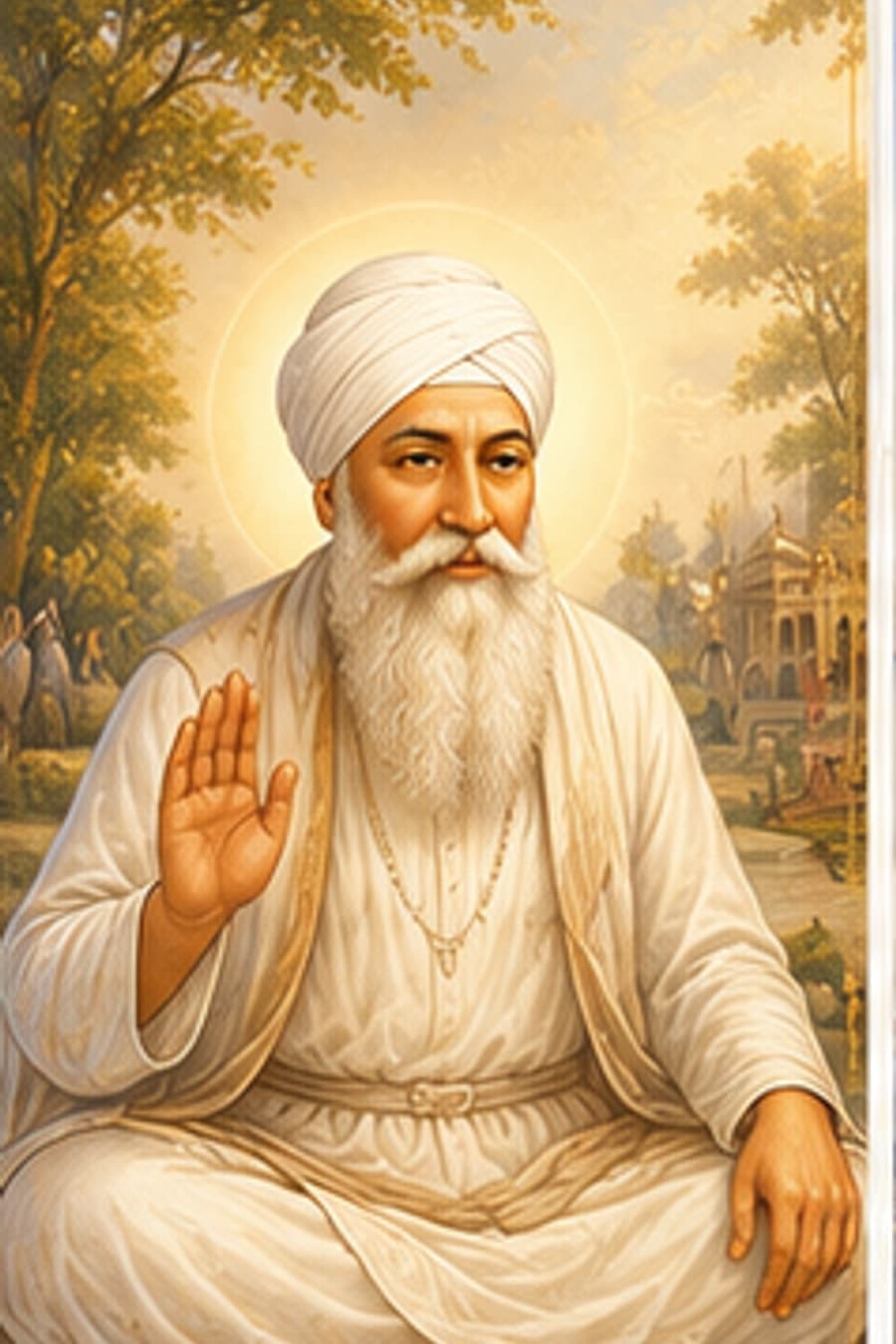 Guru Amar Das Ji illustration