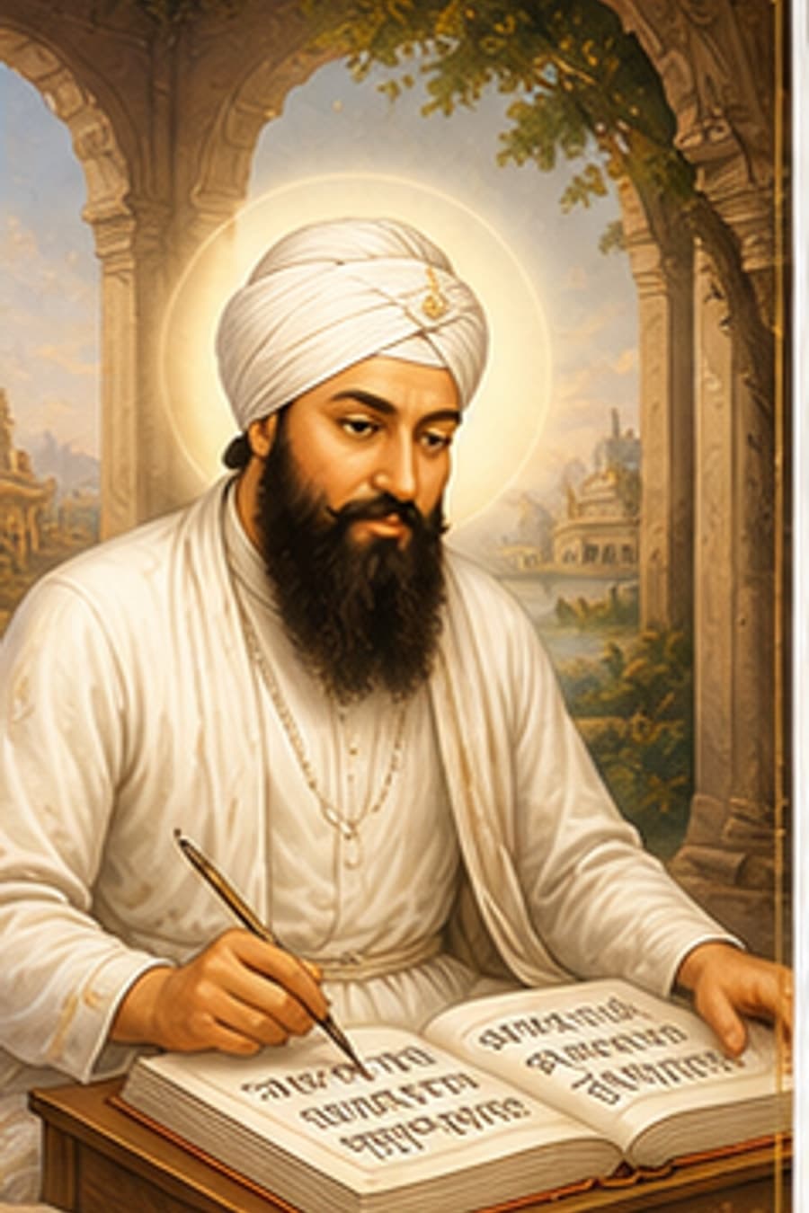 Guru Angad Dev Ji illustration